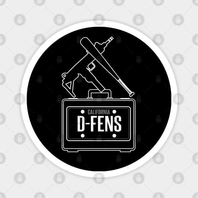 D-Fens License Plate Magnet by Meta Cortex